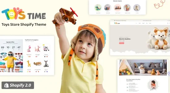 Toys Time - Kids Clothing, Toys Shopify Theme