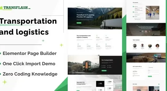 Transflash 1.1.0 – Transportation and Logistics WordPress Theme