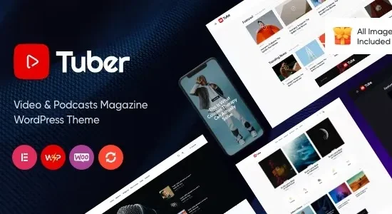 Tuber – Video Blog & Podcast WordPress Theme