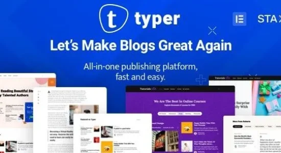 Typer - Amazing Blog and Multi Author Publishing Theme