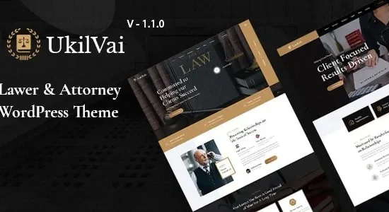 Ukilvai - Lawyer & Attorney WordPress Theme