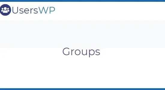 UsersWP Groups