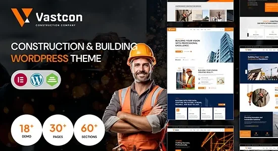 Vastcon – Construction & Building WordPress Theme