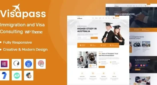 Visapass - Immigration Consulting WordPress Theme