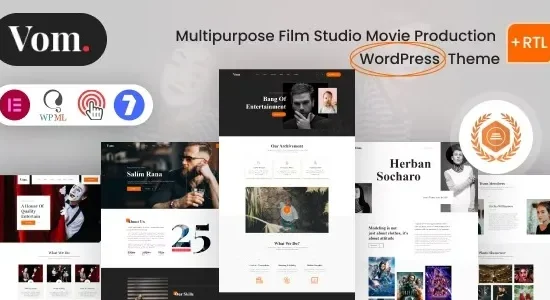 Vome – Multipurpose Film Studio Movie Production WordPress Theme