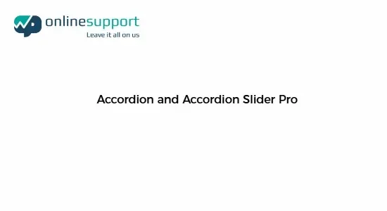 WP OnlineSupport Accordion and Accordion Slider Pro