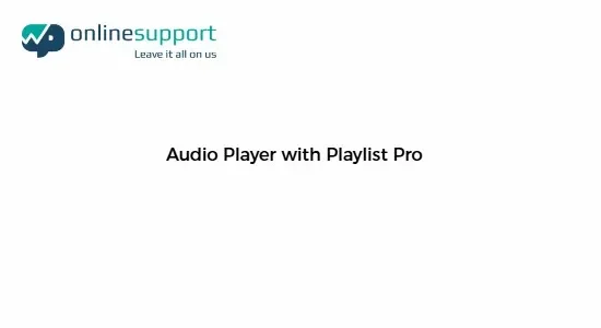 WP OnlineSupport Audio Player with Playlist Pro