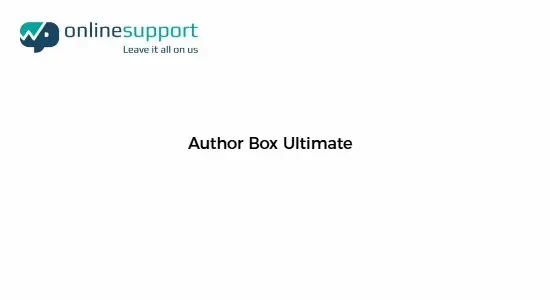WP OnlineSupport Author Box Ultimate