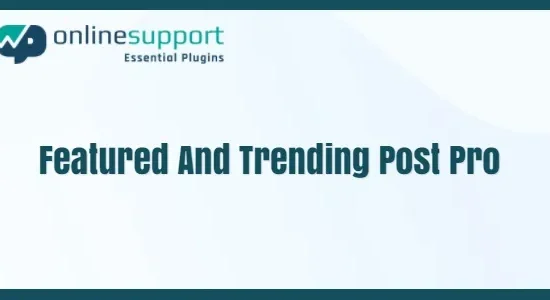 WP OnlineSupport Featured And Trending Post Pro
