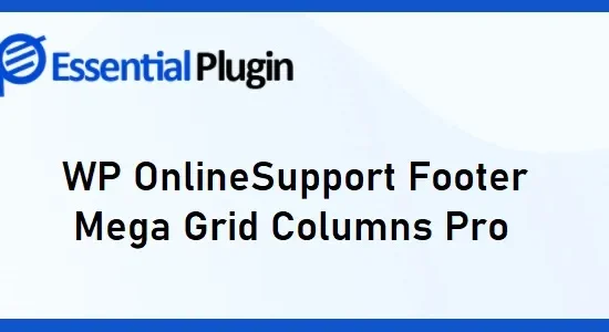 WP OnlineSupport Footer Mega Grid Columns Pro