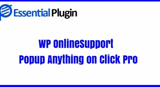 WP OnlineSupport Popup Anything on Click Pro
