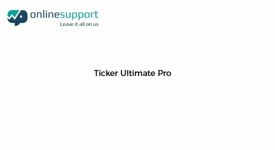 WP OnlineSupport Ticker Ultimate Pro