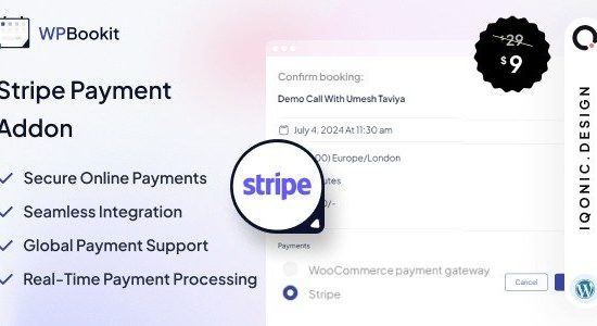 WPBookit Stripe Payment Addon
