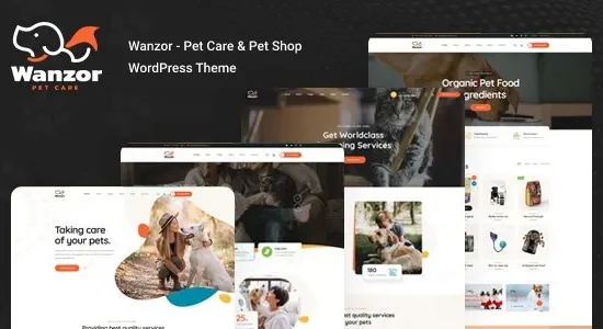 Wanzor - Pet WordPress Theme