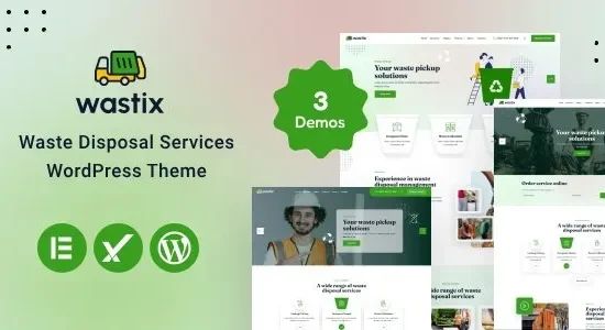 Wastix - Waste Disposal Services WordPress Theme