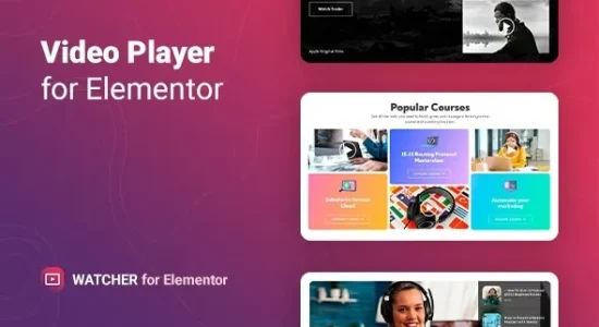 Watcher 1.0.8 – Flexible Video Player for Elementor