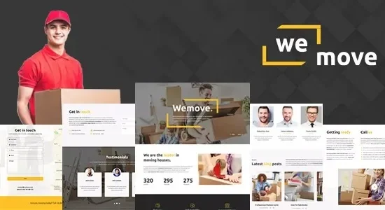 WeMove - Home Moving & Logistic WordPress Theme