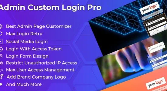 Weblizar Admin Custom Login Pro 6.5