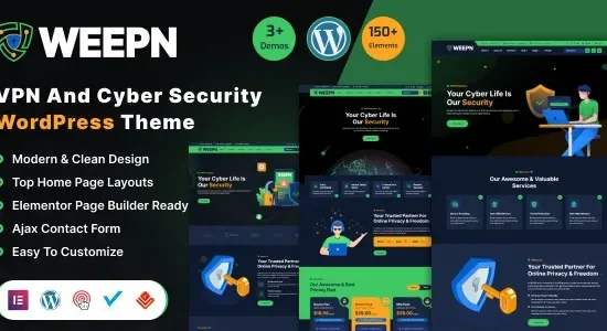 Weepn – VPN & Cloud Services WordPress Theme