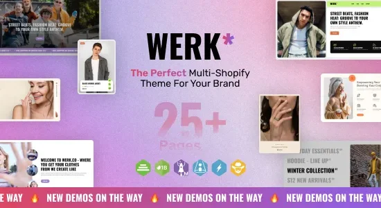 Werk - Clothing Shopify Theme OS 2.0