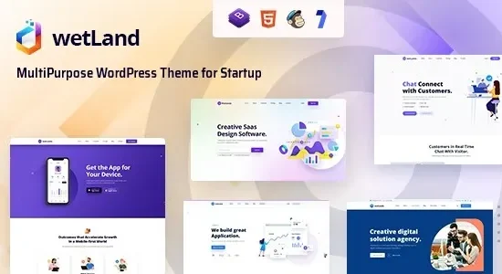 Wetland – MultiPurpose WordPress Theme for Startup