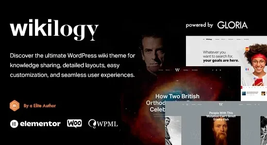 Wikilogy 2.0.2 – Wiki & News Theme