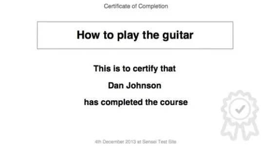 WooCommerce Sensei Certificates