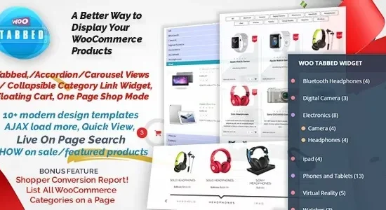 WooCommerce Tabbed Category Product Listing Pro