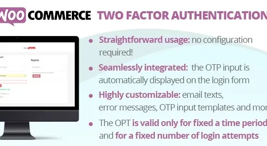 WooCommerce Two Factor Authentication