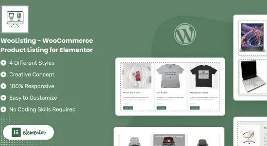WooListing - WooCommerce Product Listing for Elementor