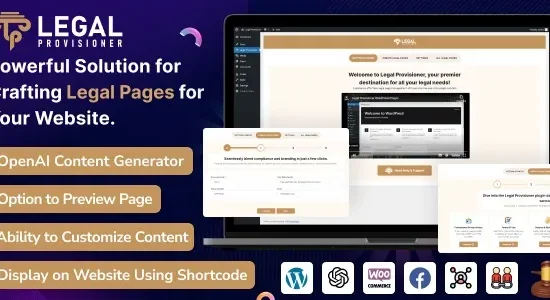 WordPress Legal Pages Generator Plugin with AI