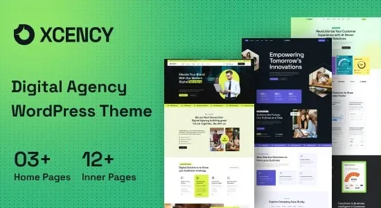 Xcency - Digital Agency WordPress Theme