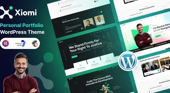 Xiomi – Personal Portfolio WordPress Theme