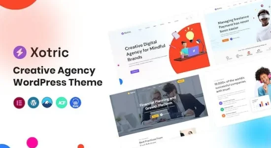 Xotric – Creative Agency WordPress Theme + RTL