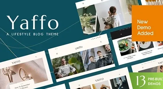 Yaffo – A Lifestyle Personal Blog WordPress Theme