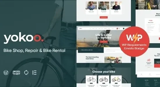 Yokoo – Bike Shop & Rental WordPress Theme