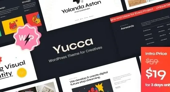 Yucca – WordPress Theme for Creatives