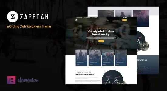 Zapedah- Cycling Club WordPress Theme
