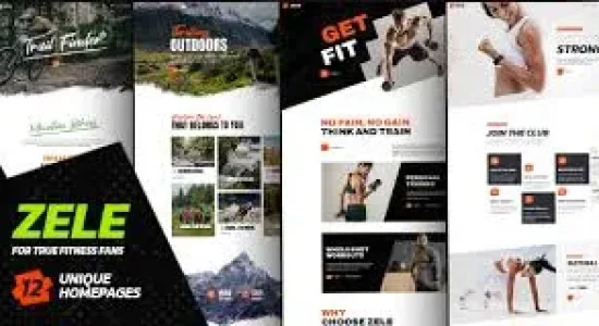 Zele – Fitness & Sports WordPress Theme