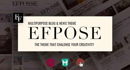 Efpose 2.1.5 – Multipurpose Blog and Newspaper Theme