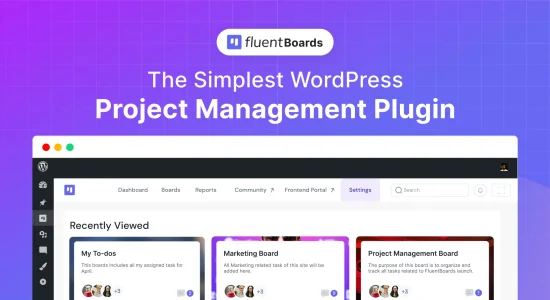 fluent board WordPress Project Management Plugin