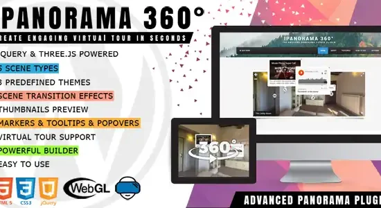 iPanorama 360° Virtual Tour Builder for WordPress
