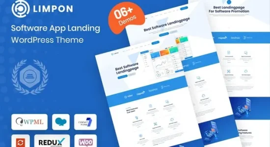 Limpon – Software App Landing WordPress Theme
