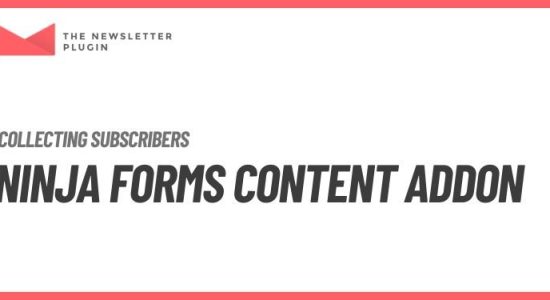 ninja forms Content addon